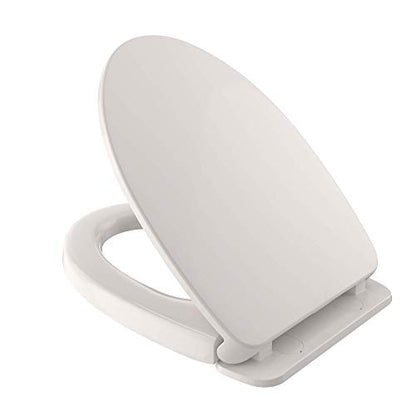 TOTO SoftClose Slow Close Elongated Toilet Seat and Lid, Colonial White - SS124#11