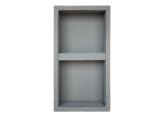 Ardex TLT 503 Vapor-Resistant XPS Foam Waterproof Shower Niche 16"x28" | Prefabricated, Lightweight - with Alkali Resistant Fiberglass Mesh, Adjustable Shelf - for Tiled Shower Surrounds - style: TLT 503-16 Inch x 28 Inch