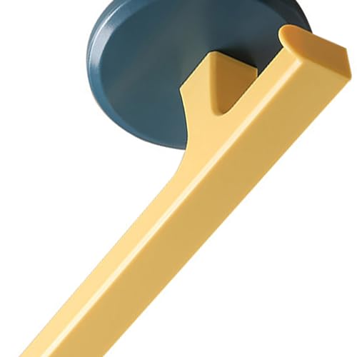 Multifunctional Simple Adhesive Towel Bar Rustproof Plastic Towel Bar for Bathroom Towel Holder Wall Mounted Drill-Free Installation Sturdy Design