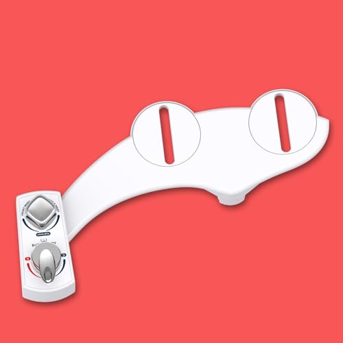 BUTT BUDDY Spa - Bidet Toilet Seat Attachment & Fresh Water Sprayer (Cool & Warm Temperature Control | Easy Setup, Universal Fit, Non-Electric | Dual-Nozzle Cleaning, Adjustable Pressure, Female Wash)
