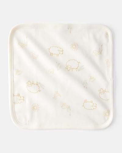 Carter's 6-Pack Washcloths (Ivory/Yellow) - color: Ivory/Yellow