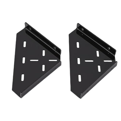 AYNEFY Shower Corner Shelf, Matte Modern Sturdy Coner Floating Acrylic Mount Sheves Rustproof Wall Mounted Accessories for Bathroom Kitchen Smooth Organizers and Storage