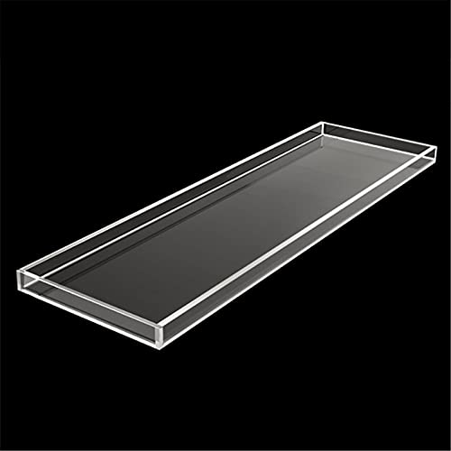Bathtub Tray Caddy Acrylic Bath Tray, Anti-Slip Wine Glass Book Holder Bath Tub Table Caddy for Home Bathrooms Organizer Shelf Luxury Most Baths,White,82x20cm