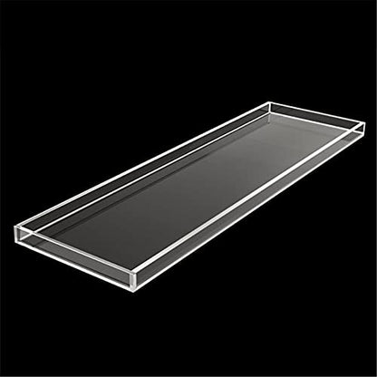 Bathtub Tray Caddy Acrylic Bath Tray, Anti-Slip Wine Glass Book Holder Bath Tub Table Caddy for Home Bathrooms Organizer Shelf Luxury Most Baths,White,82x20cm