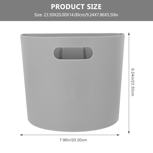 SUPVOX Wall Mounted Hanging Trash Can Plastic Waste Bin with Easy Installation and Smooth Surface for Kitchen and Bathroom Storage