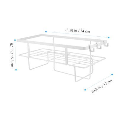 ULTECHNOVO Toilet Shelf Over The Toilet Shelf Bathroom Rack Iron Organizer Easy Install