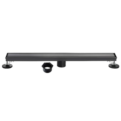 Kingston BSF2820 28" Stainless Steel Linear Shower Drain, Matte Black - color: Matte Black