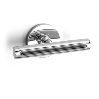 SKOWLL Waterfall Shower Adjustable, Wall Mount Modern Rainfall Waterfall Shower Head Set, Polished Chrome Waterfall Showerhead Jet, High Pressure Shower Body Spray Jets - color: Polished Chrome