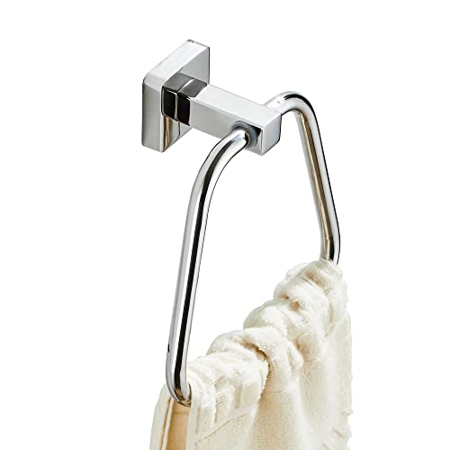 Chrome Towel Ring for Bathroom 2 Pack, Kitchen Bath Towel Holder Hangers Wall Mount Heavy Duty Stainless Steel - color: Chrome, size: 2 Pack