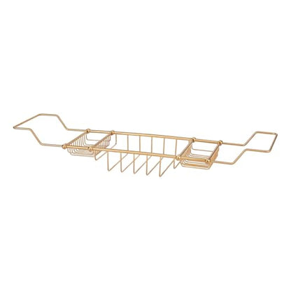 Signature Hardware 123695 Nottingham Brass Tub Caddy - color: Chrome