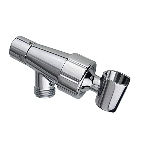 Shower Arm Holder for Handheld Shower Head, Adjustable Mount Bracket, G 1/2 3-Way Shower Arm Adapter with Swivel Ball,Universal Mount,Full copper arm - color: Full copper arm