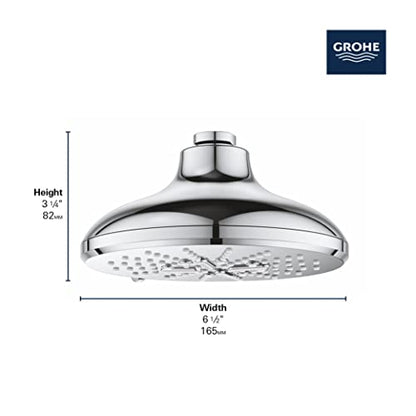 GROHE 29431GN0 Timeless 2-Handle Pressure Balance Shower Set, Brushed Cool Sunrise - color: Brushed Gold