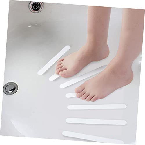 12pcs Non-Slip Bathtub Stickers Anti-Skid Shower Decals for Home Stairs and Pools Transparent Design for Safety Easy to Remove Without Residue
