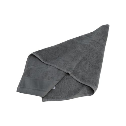 1Pcs Towel Waffle Weave Towel Bath Towel Combed Cotton Gray 75x35cm