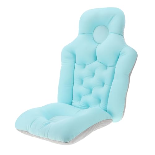 Luxshiny Full Body Bath Cushion with Non-Slip Base Detachable Design for Elderly and Pregnant Women Comfortable Bath Mat for Bathtubs and Color Portable Shower Seat