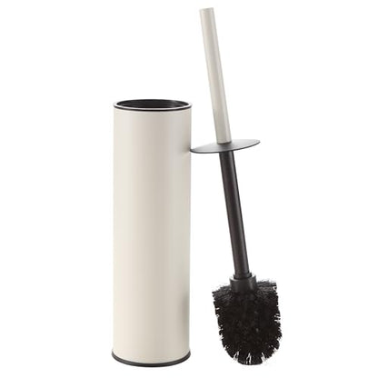 BGL White Toilet Brush and Holder,Stainless Steel Toilet Brushes for Bathroom with Holder - color: White