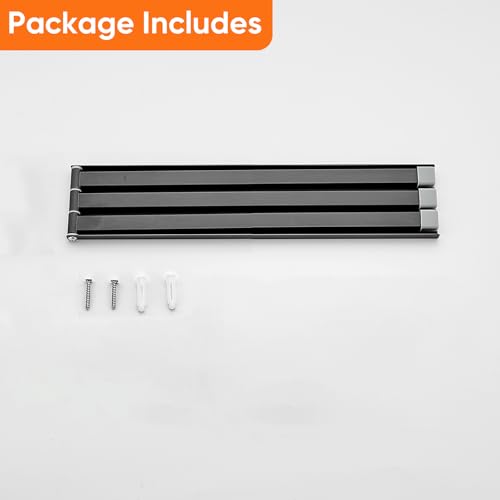 Swivel Towel Rack Thicken Metal 3-Arm Towel Bar Space Saving Wall Mounted Towel Holder with Rustproof Swing Out Towel Hanger for Bathroom Kitchen Matte Black - color: Matte Black-9.4 Inch