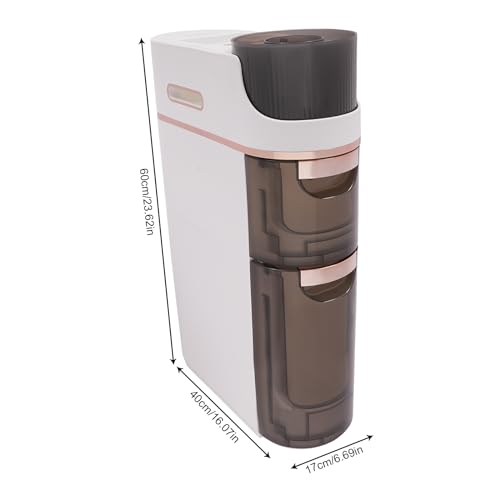 2 Tiers Freestanding Narrow Storage Cabinet with Wheels, Bathroom Floor Cabinet with Large Capacity Mobile Storage Cabinet with Drawers for Bathroom - size: 2-Tier