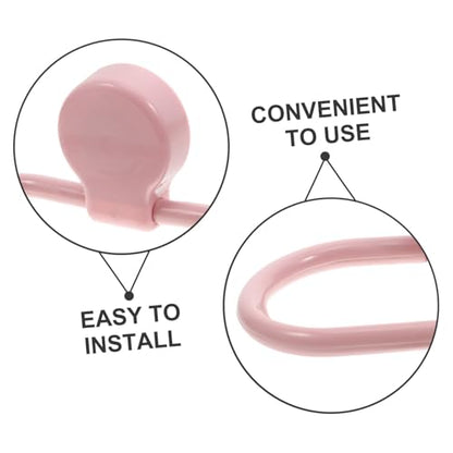 2Pcs Self Adhesive Towel Rings for Bathroom Wall No Drill Hand Towel Holder Kitchen Towel Rack Easy Installation Towel Hanger for Home Decor