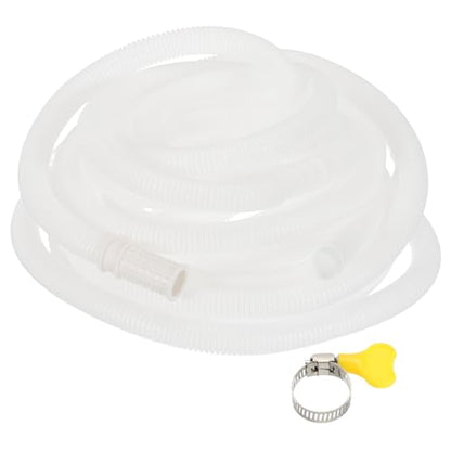 PATIKIL 26.24ft Air Conditioner Drain Kit, Universal AC Drain Hose Connector Hose with Clamp Rubber Adapter for Mini-Split Window AC Unit Dehumidifier Faucet - size: 26.24ft