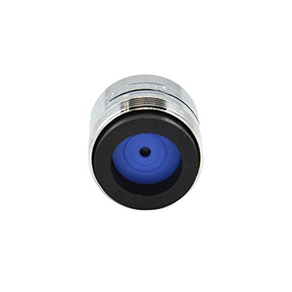 Danco 15/16"-27M x 55/64"-27F Chrome Dual Thread Slotted Water-Saving Aerator, 10489