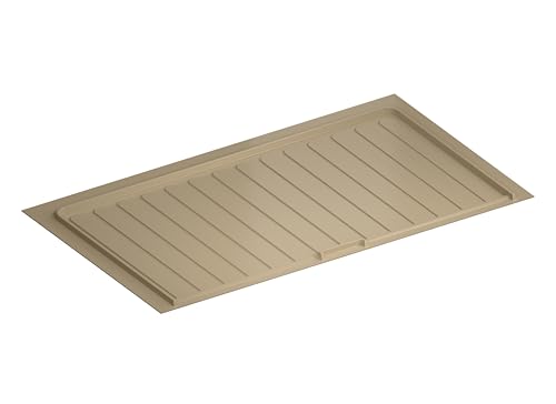 REV-A-SHELF Almond Polymer Trim-to-Fit Drip Tray for 39" - 42" Sink Base Cabinets - color: Almond, size: 23.3" x 40.5" x 0.8"