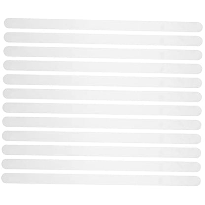 12Pcs Bathroom Non Slip Stickers Transparent Skid Decals for Shower Bathtub and Stairs Peva Design for Enhanced Safety and Traction