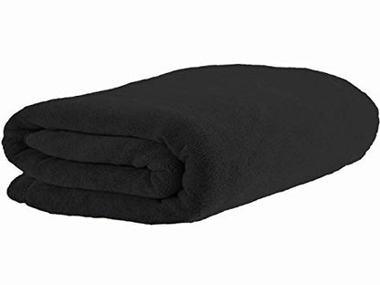 MYLSMPLE Luxury Microfiber Extra Large Bath Towel Beach Bath Sheet Fast Drying Towel Soft Absorbent Hotel Towel(36 Inch X 72 Inch, Black) - color: Black