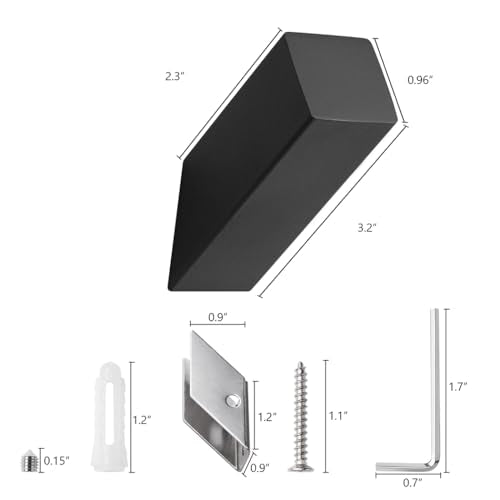 NINETREX Black Towel Hooks, Matte Black Robe Hook, Wall Mounted 2 Pack | Modern SUS 304 Stainless Steel, Heavy Duty, Waterproof, for Bathroom Bedroom Entryway Coat Mudroom Garage - color: Black, size: 2 Pack