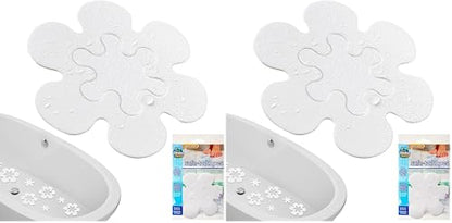 COMPAC HOME Select Safe-T-Shapes, Large, White Daisy 14 Count (Pack of 2) - size: Large (Pack of 2)