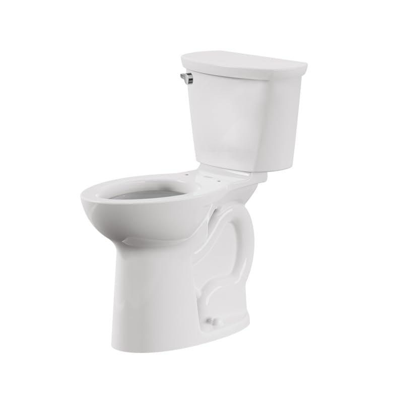 American Standard Cadet PRO Two Piece Elongated Toilet, 1.28 GPF, White - size: 12" rough-in