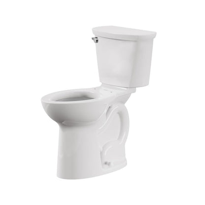 American Standard Cadet PRO Two Piece Elongated Toilet, 1.28 GPF, White - size: 12" rough-in