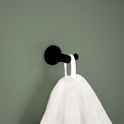 Peerless PA547-BL Precept Double Towel Hook, Matte Black