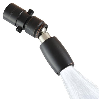 High Sierra® - Solid Metal 2.0 GPM Award Winning, High Pressure Shower Head with Trickle Valve. Patented Nozzle Never Clogs. Long Nut Hides Shower Arm Threads. Oil Rubbed Bronze Finish - color: Oil Rubbed Bronze, size: 2 GPM