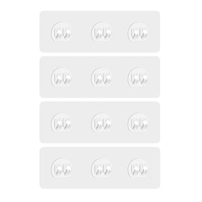 Shower Caddy Adhesive Hooks Replacement for Bathroom, No Drilling | 4 Pack, Strong Adhesive Hooks, for Bathroom Storage Shelves & Kitchen Racks Rack, Waterproof - style: Style 2