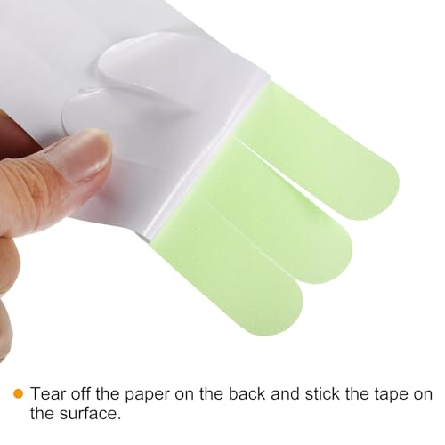 PATIKIL 24Pack Non Slip Bathtub Stickers 15x0.8 Decal Square Light Green | Fluorescent Safety Shower Treads, Adhesive Decal Square, with Scraper, for Stairs Tub Shower