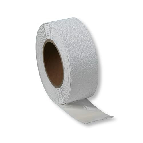 Reflective Pavement Marking Tape Slip-Resistant and Durable, Heavy-Duty Rubber Base for Outdoor Applications, Perfect for Driveways, Walkways, and Parking Areas (White, 2 Inch X 18 Feet) - size: 2 Inch x 18 Feet