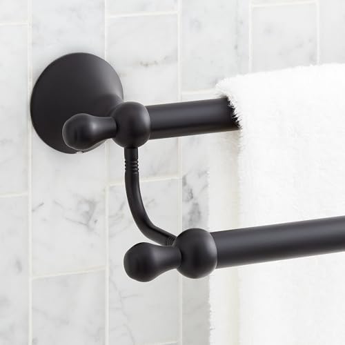 Signature Hardware 955107 Traditional 26-3/4" Towel Bar - color: Matte Black