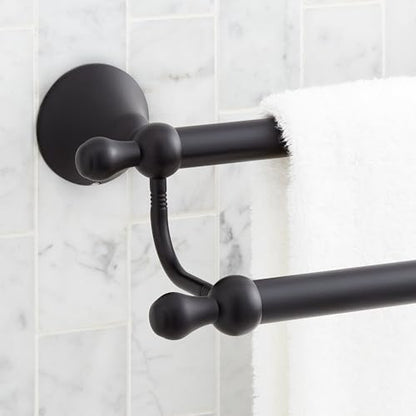 Signature Hardware 955107 Traditional 26-3/4" Towel Bar - color: Matte Black