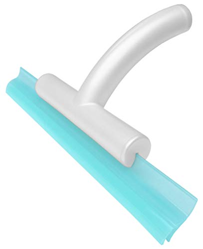 Clerét iDO 12" All-Purpose Squeegee for Shower, Bathroom, Window, Car with Replaceable Dual Edge Aqua Blade Made in the USA