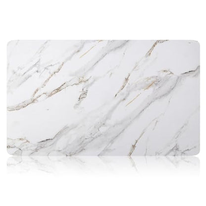 CooRug Marble Pattern Dish Drying Mat, 12" x 20", Brick Marble | Absorbent, Coffee Bar Mat for Kitchen Counter, Non-slip Rubber Backed, Washable and Easy to Clean, Heat Resistant - size: 12" x 20"