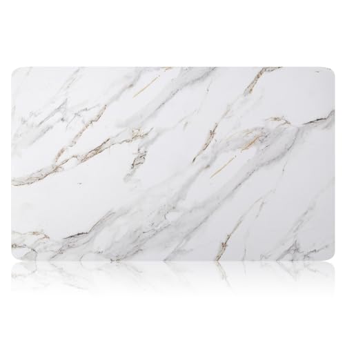 CooRug Marble Pattern Dish Drying Mat, 16" x 24" Brick Marble | Absorbent, Coffee Bar Mat for Kitchen Counter, Non-slip Rubber Backed, Washable and Easy to Clean, Heat Resistant - size: 16" x 24"