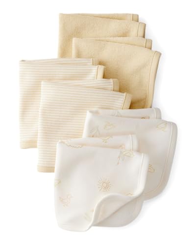 Carter's 6-Pack Washcloths (Ivory/Yellow) - color: Ivory/Yellow