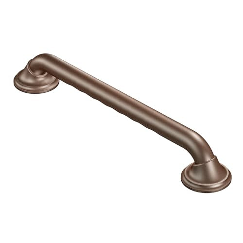 Moen R8736D3GOWB Ultima Bathroom Safety 36-Inch Designer Bathroom Grab Bar with Curl Grip, Old World Bronze - color: Old World Bronze, size: 36 Inch
