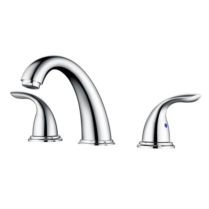sumerain Widespread Bathroom Faucet 8 inch 3 Hole Bathroom Sink Faucet Chrome - color: Chrome