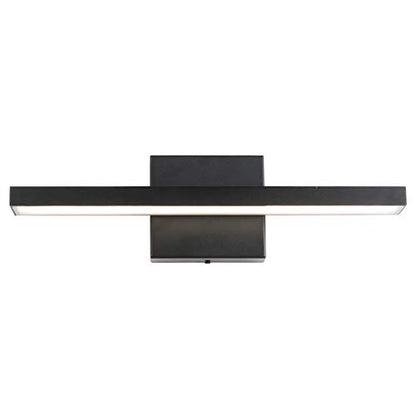 Ralbay 15.7 inch Modern LED Black Vanity Light 12W Frosted Aluminum for Bathroom Vanity Lighting Fixtures Natural White 4500K - color: Black-Natural White, size: 15.7 inch