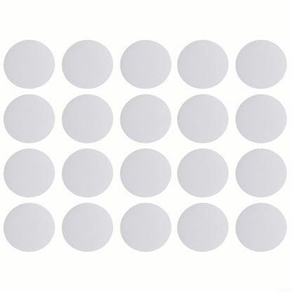 20 Pack Clear Anti Slip Strips for Shower and Bathtub, 3.9 Inch Round PEVA Non Slip Stickers for Bathroom Floor Tiles and Stairs, Safe Tread Decals for Elderly and Home Safety Prevention
