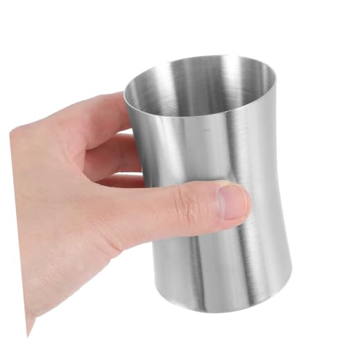 Ipetboom Stainless Steel Toothbrush Tumbler Cup for Bathroom Travel Use Smooth Polished Surface Multi Functional Water and Beverage Holder Single Travel Cup for Couples