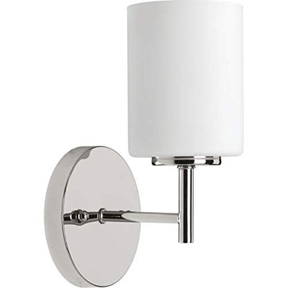 Progress Lighting P2131-104 Replay Bath & Vanity, 1-Light, Polished Nickel - color: Polished Nickel, size: 1-Light