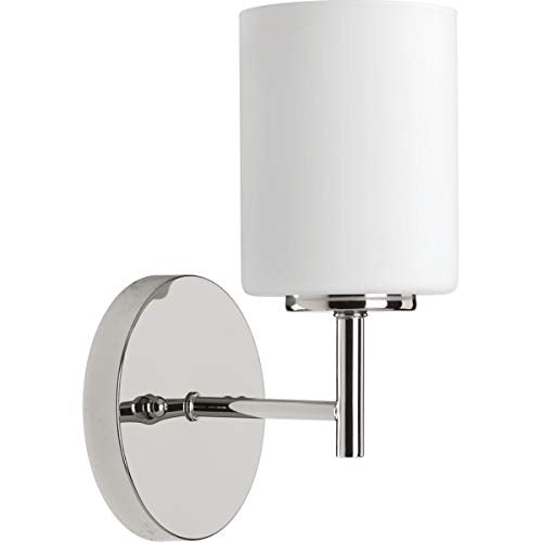 Progress Lighting P2131-104 Replay Bath & Vanity, 1-Light, Polished Nickel - color: Polished Nickel, size: 1-Light